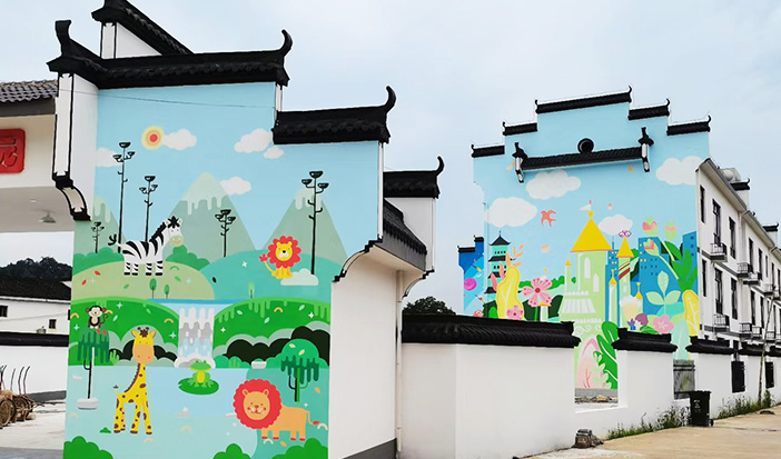 校园文化墙绘
